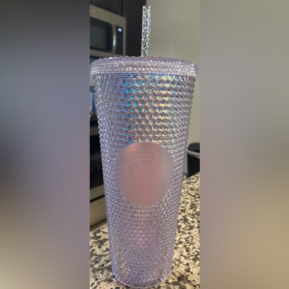 Starbucks Other - Starbucks Unicorn Iridescent Dichroic Studded Bling Venti Tumbler